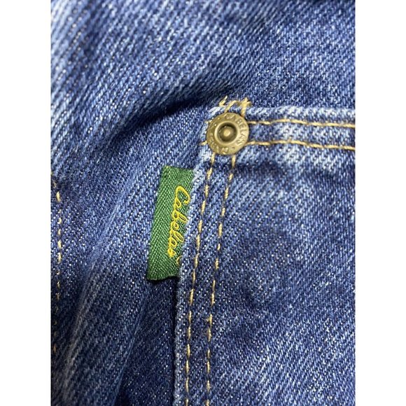 Cabelas Mens Utility Denim Jeans Carpenter Shorts Size 44 Medium Wash  8” inseam - Picture 3 of 6